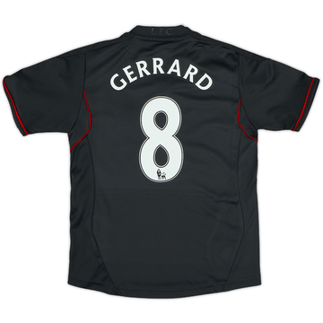 2009-10 Liverpool Away Shirt Gerrard #8 - 8/10 - (7-8 Years)