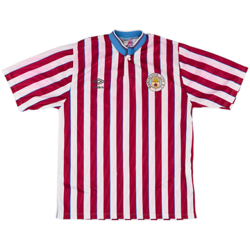 1990-92 Manchester City Away Shirt - 8/10 - (M)
