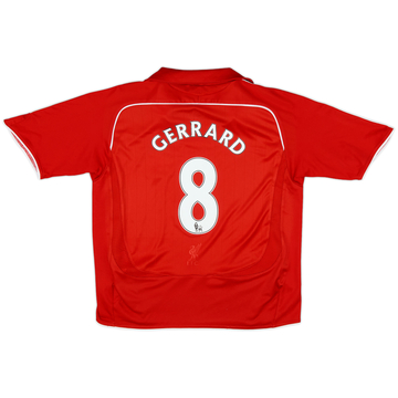 リバプールFC GERRARD 8番 レッドジャージ LIVERPOOL #8 GERRARD 2010/2012 FOOTBALL SHIRT JERSEY HOME