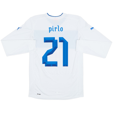 2010-12 Italy Home Shirt Pirlo #21 - (XL)