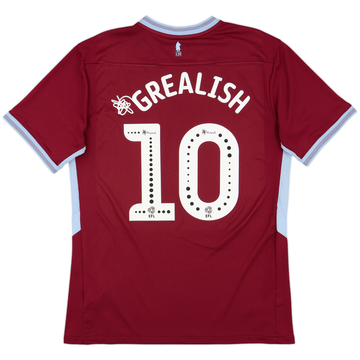 2019-20 Aston Villa Home Shirt Grealish #10 - 10/10 - (S)