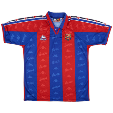 郵送買取 新品5台以上送料無料キャンペーン中！！  1995-97 Barcelona Home L/S Shirt - 7/10 - (L) ウェア