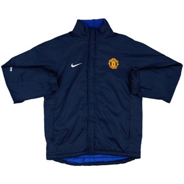 2010-11 Manchester United Padded Bench Coat - 10/10 - (XXL)