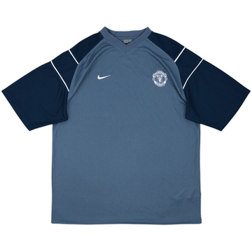 2003-04 Manchester United Player Issue Woven Training Top (L)
