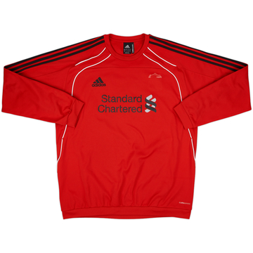 2010-11 Liverpool adidas Hooded Sweat Top - 4/10 - (M)
