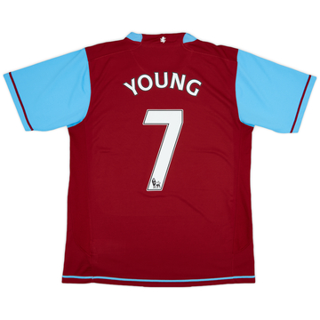 2007-08 Aston Villa Home Shirt Carew #10 - 7/10 - (S)