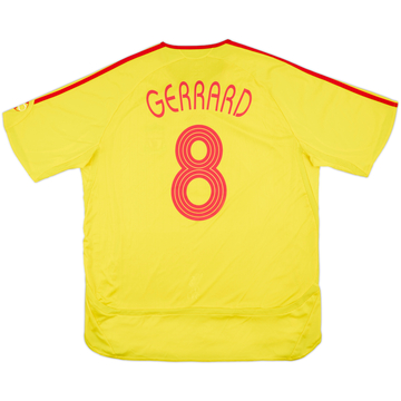 2006-2007 リバプール ジェラード 8番 GERRARD MENS FC LIVERPOOL 2006/2007 GERRARD #8 UEFA SOCCER FOOTBALL SHIRT