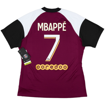 2020-21 Paris Saint-Germain Third Shirt Mbappe #7 (Women's L)