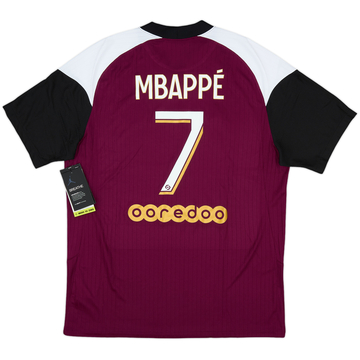 2020-21 Paris Saint-Germain Home Shirt Mbappe #7 - 9/10 - (S)