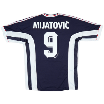 1998-99 Yugoslavia Home Shirt Mijatovic #9 - 10/10 - (L)