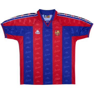 1995-97 Barcelona Home Shirt - 6/10 - (XL)