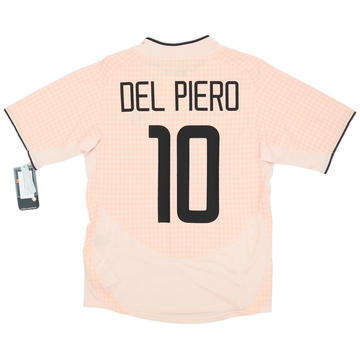 【日本製】 2003-04 Juventus (S) - 6/10 - #10 Piero Del Shirt Away ウェア