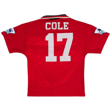 【95-96 Manchester United Away Cole #17】