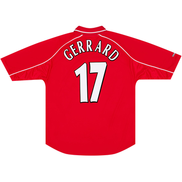 2000-02 Liverpool Home Shirt Gerrard #17