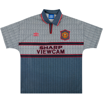 マンチェスターユナイテッド 1995-1996ジャージ medium 1995-96 Manchester United Away Shirt - 6/10 - (Y)