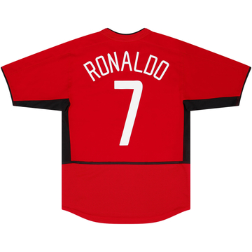 2002-04 Manchester United Home Shirt Ronaldo #7