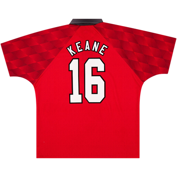 【ふるさと割】 Shirt Home United Manchester 1996-98 Keane (M) #16 ウェア