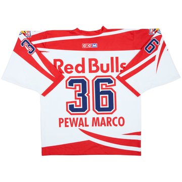 Camiseta de local del EC Red Bull Salzburg 2009-10 firmada por el as Pewal Marco #36 - 7/10 - (M)