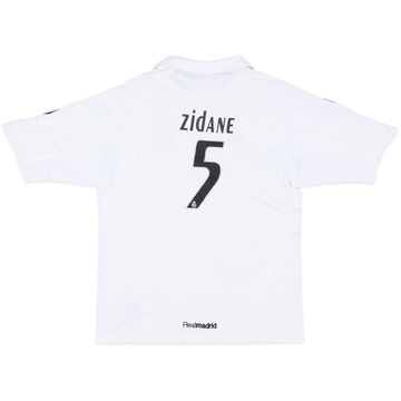 レアル 送料0円】 2005-06 Real Madrid Home Shirt Zidane #5 - 5/10