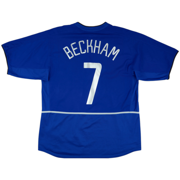 2002-03 Manchester United Third L/S Shirt Beckham #7 (XL)