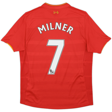 2016-17 Liverpool Home Shirt Milner #7 - 7/10 - (L)