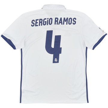 2014-15 Real Madrid Home Shirt Sergio Ramos #4 - 3/10 - (M)