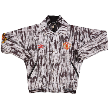 1992-93 Manchester United Umbro Track Jacket - 8/10 - (XS)