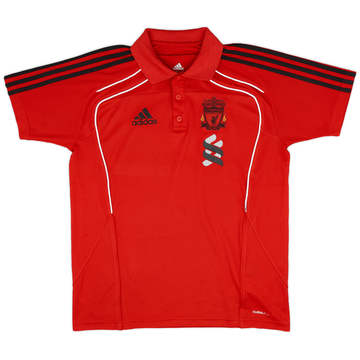 2010-11 Liverpool adidas Camiseta Polo - 6/10 - (M)