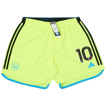 Shorts auténticos alternativos de visitante del Arsenal 2023-24 #10 (Smith Rowe) (XL)