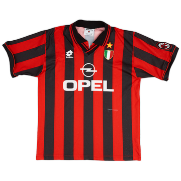 1996-97 AC Milan Lotto Training Shirt - 7/10 - (L)