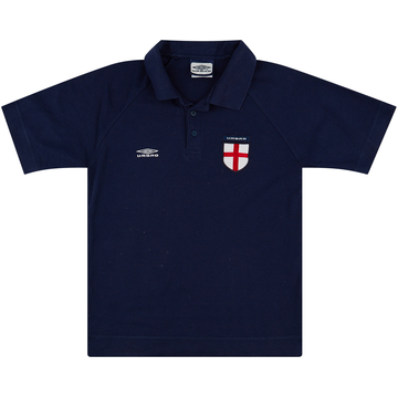 1990s England Umbro Leisure Polo - 6/10 - (XL)