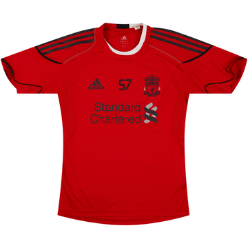 2010-11 Liverpool adidas Training Player Issue Shirt #9 - 8