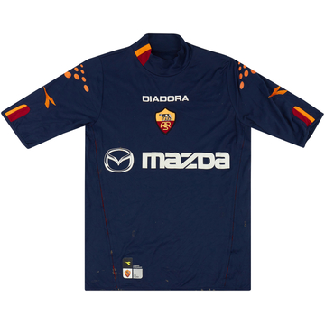 AS ROMA DIADORA ポロシャツ 2003-04 Roma Fourth L/S Shirt - 5/10 - (M)