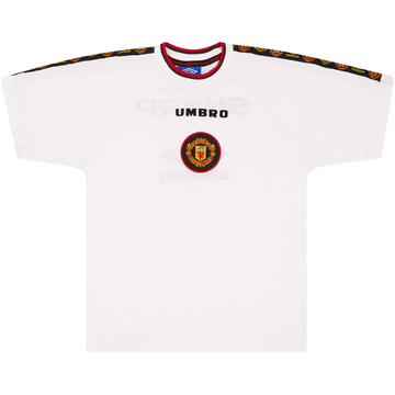 1996-97 Manchester United Umbro Training Shirt - 8/10 - (L)