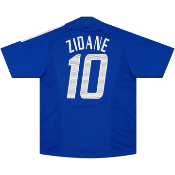 2002-04 France Player Issue Home Shirt Zidane #10 - 7/10 - (S)