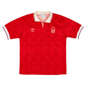 1998-00 Nottingham Forest Signed Home Shirt #10 - 6/10 - (XL)