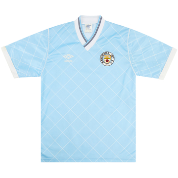 1989-91 Manchester City Home Shirt - 8/10 - (S)