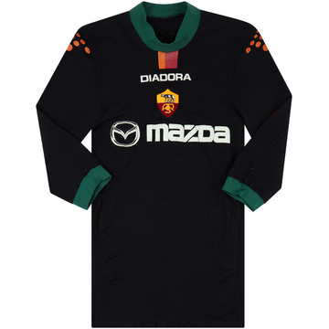 夏セール2004/05 DIADORA AS ROMA ホームレプリカ　Mサイズ 2004/05 Diadora AS ROMA Home Replica Jersey,