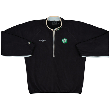 2004-05 Celtic Umbro 1/4 Zip Training Shirt - 9/10 - (L)