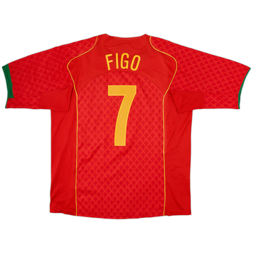 2004-06 Portugal Home Shirt Figo #7