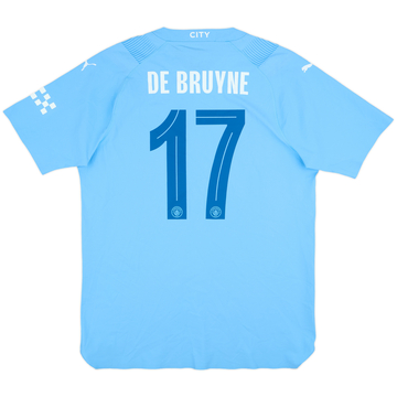 2023-24 Manchester City Authentic Third Shirt De Bruyne #17 (S)