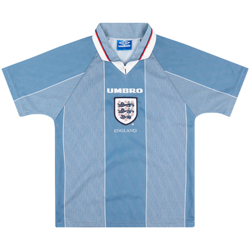 1996-97 England Away Shirt - 8/10 - (Y)