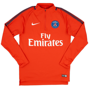 2017-18 Paris Saint-Germain Nike 1/4 Zip Training Top - 8/10 2017-18 Paris Saint-Germain Nike 1/4 Zip Training Top - 8/10