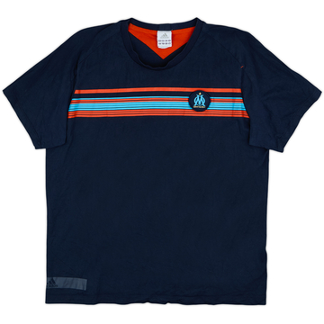 Playera adidas de algodón del Olympique Marseille 2011-12 - 8/10 - (L)