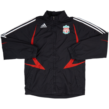 2007-08 Liverpool adidas Staff Issue Hooded Rain Jacket RPR