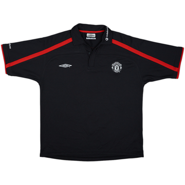 2000s Manchester United Umbro Polo Shirt - 8/10 - (L)