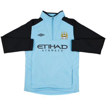 2012-13 Manchester City Umbro 1/4 Zip Drill Top - 8/10 - (L)