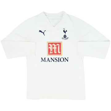 2007-08 Tottenham Camiseta Local Manga Larga - 5/10 - (M)