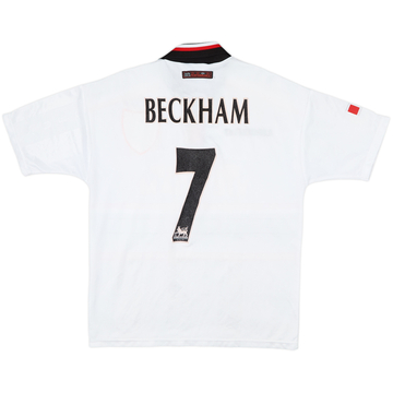 1997-99 Manchester United Camiseta de Visitante Beckham #7 - 8/10 - (JUVENIL)