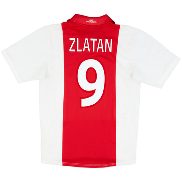2001-02 Ajax Home Shirt Zlatan #9 - 7/10 - (S)